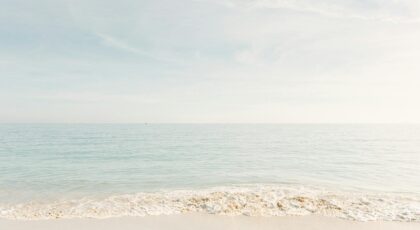 Serene and picturesque seaside view in St Ives, England, showcasing tranquility and beauty.